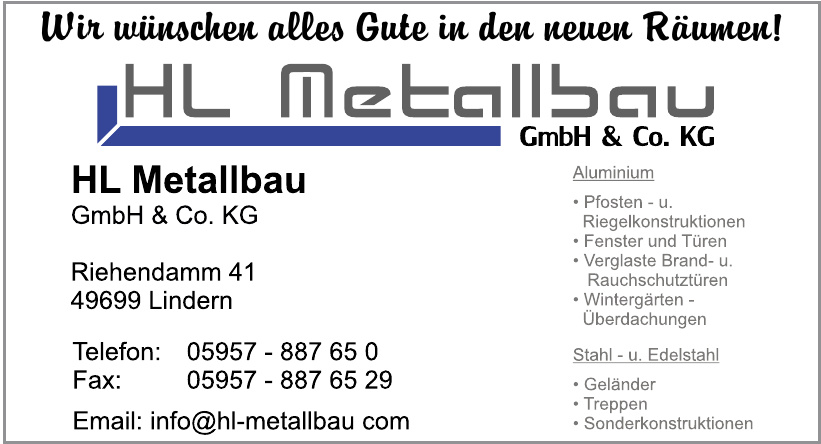 HL Metallbau GmbH Co. & KG