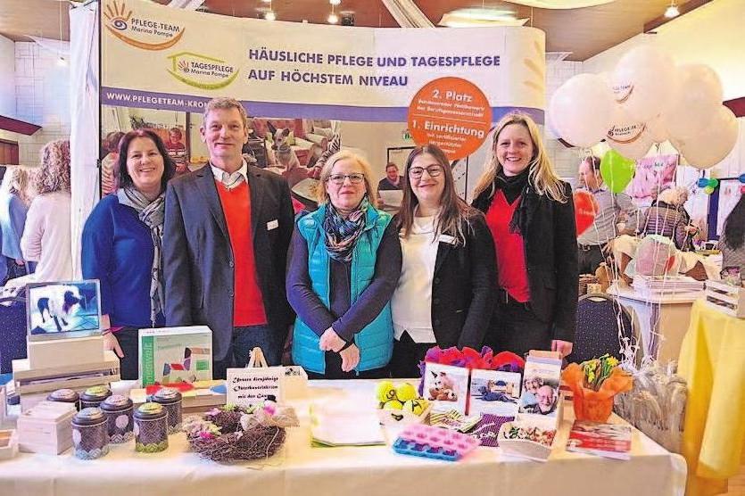Die Tagespflege Marina Pompe ist Mitorganisator der Gesundheitsmesse. Die Tagespflege Marina Pompe ist Mitorganisator der Gesundheitsmesse.
