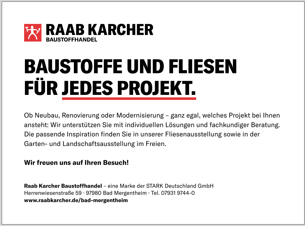 Raab Karcher Baustoffhandel – eine Marke der STARK Deutschland GmbH