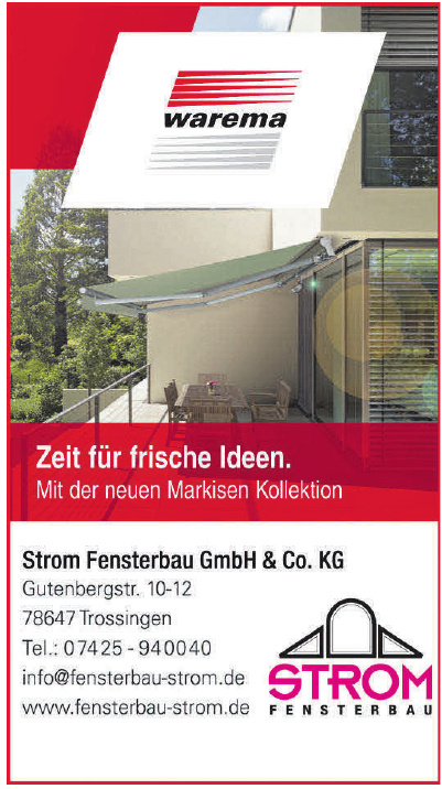 Strom Fensterbau GmbH & Co. KG Strom Fensterbau GmbH & Co. KG