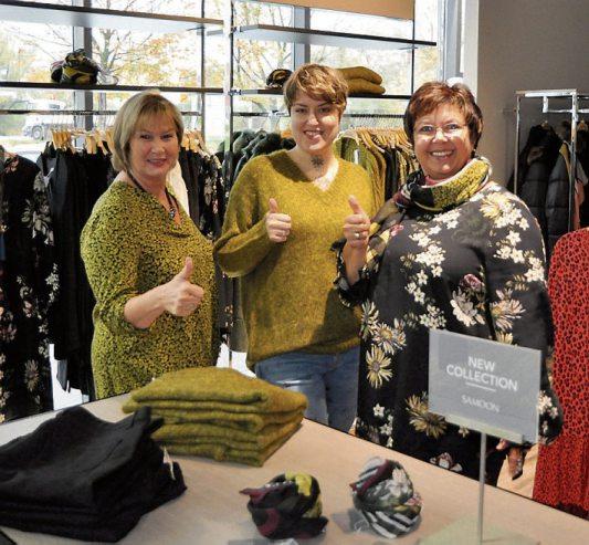 Bilder im Uhrzeigersinn: Unternehmen (3), Uhland2 (2). Bei Mode 58 finden Frauen topaktuelle Mode für jeden Anlass.