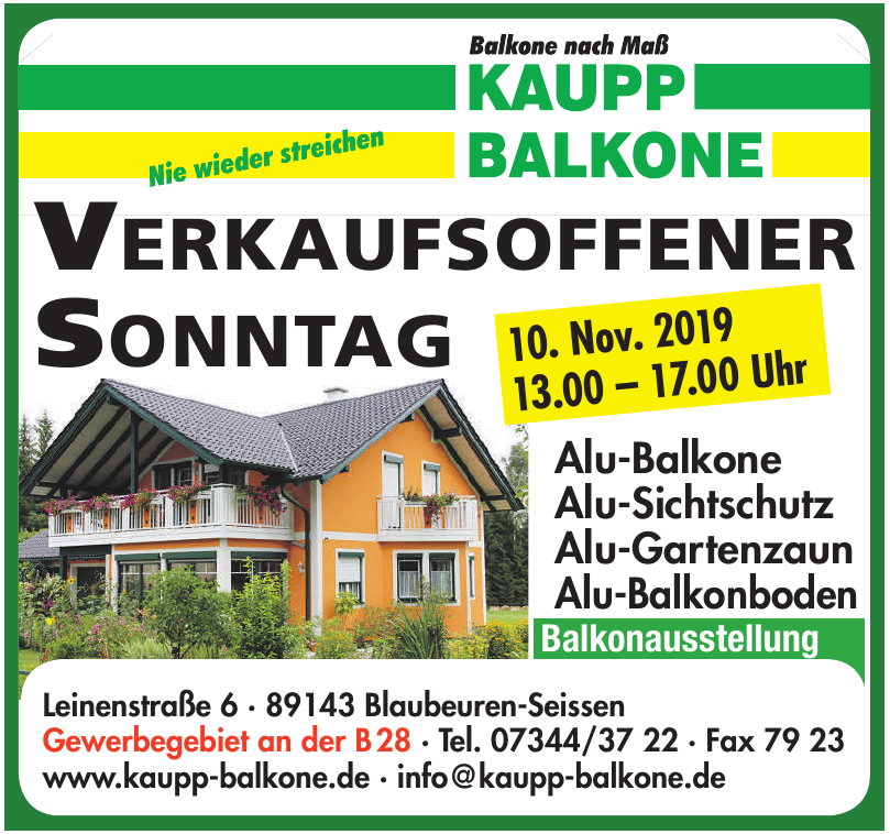 Kaupp Balkone Kaupp Balkone