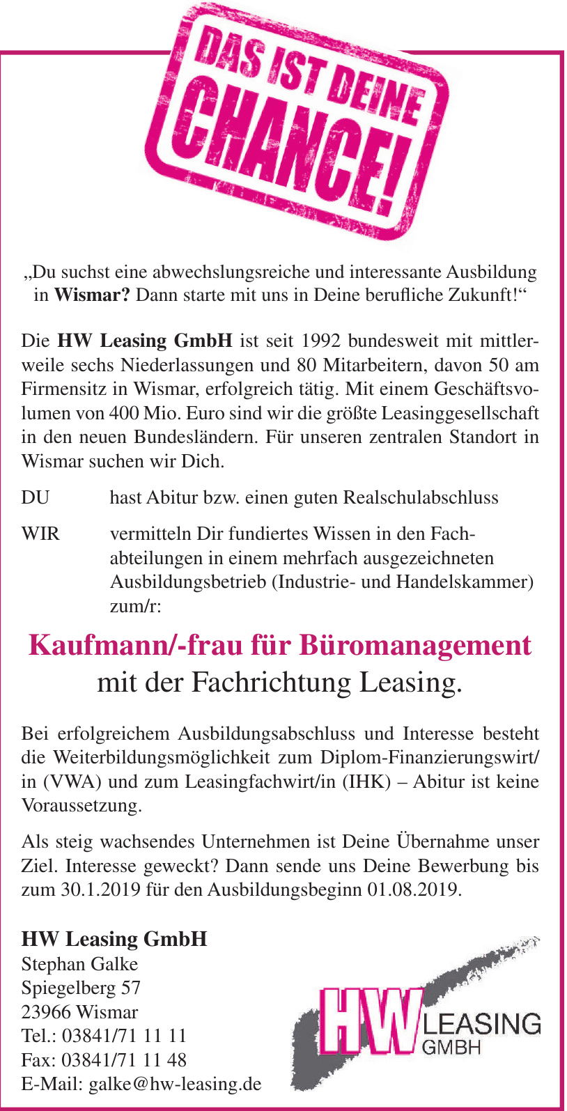 HW Leasing GmbH HW Leasing GmbH
