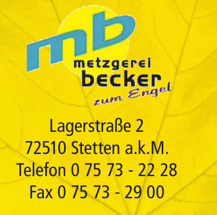 mb Metzgerei Becker zum Engel mb Metzgerei Becker zum Engel