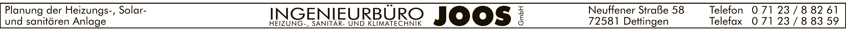Ingenieurbüro Joos GmbH Ingenieurbüro Joos GmbH
