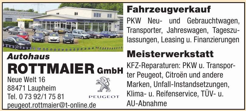 Autohaus Rottmaier GmbH Autohaus Rottmaier GmbH