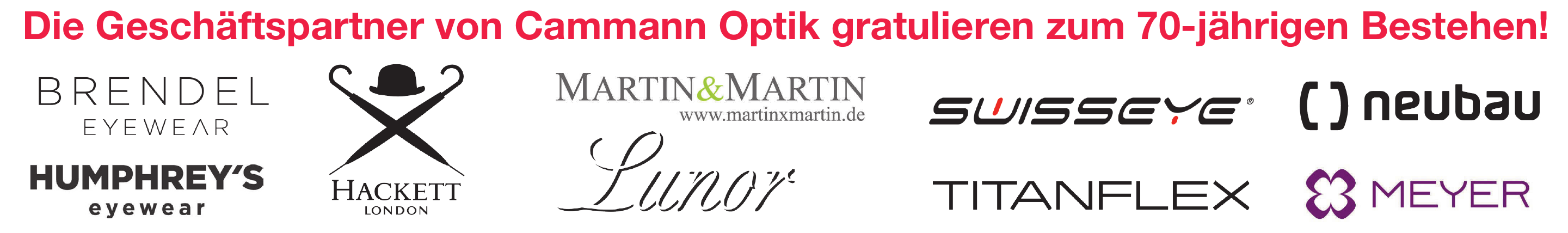 Geschäftspartner von Cammann Optik Geschäftspartner von Cammann Optik