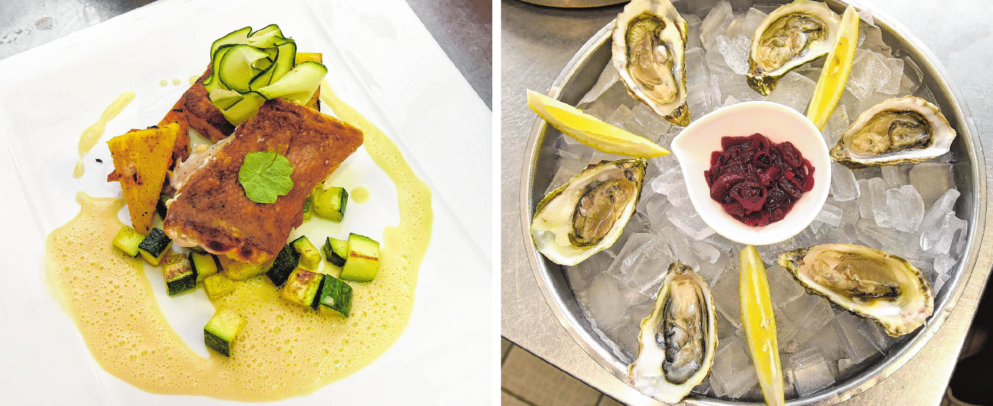Die Meerestiere, die im R7 Fisch & More verarbeitet werden, kommen auf kürzesten Wegen ins Restaurant. Angerichtet werden die fertigen Gerichte mit viel Kreativität und Liebe. Bilder (4): Tröster Die Meerestiere, die im R7 Fisch & More verarbeitet werden, kommen auf kürzesten Wegen ins Restaurant. Angerichtet werden die fertigen Gerichte mit viel Kreativität und Liebe. Bilder (4): Tröster