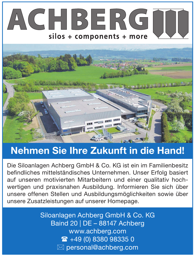 Siloanlagen Achberg GmbH & Co. KG Siloanlagen Achberg GmbH & Co. KG