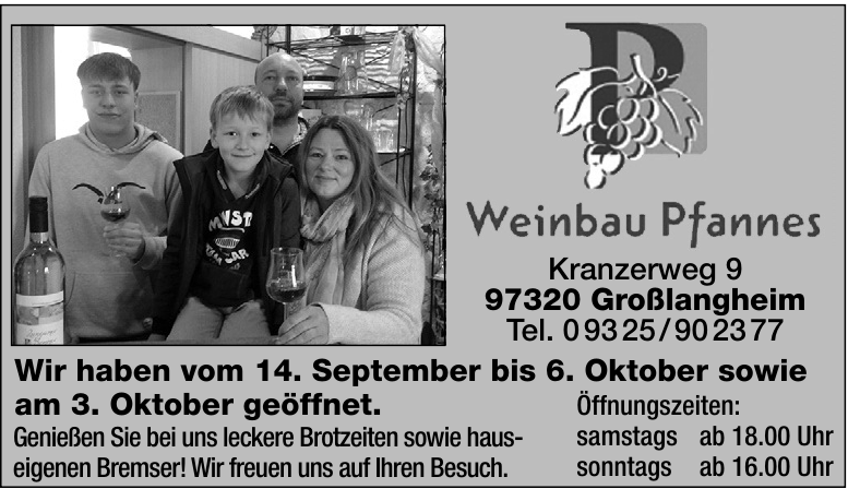 Weinbau Pfannes Weinbau Pfannes