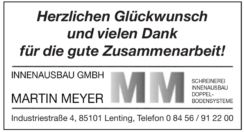 Martin Meyer Innenausbau Martin Meyer Innenausbau