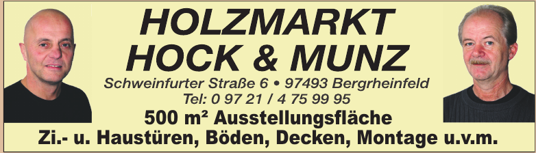 Holzmarkt Hock & Munz Holzmarkt Hock & Munz