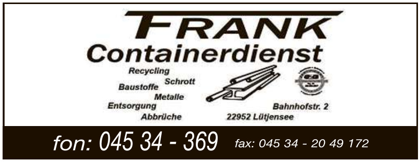Frank Containerdienst