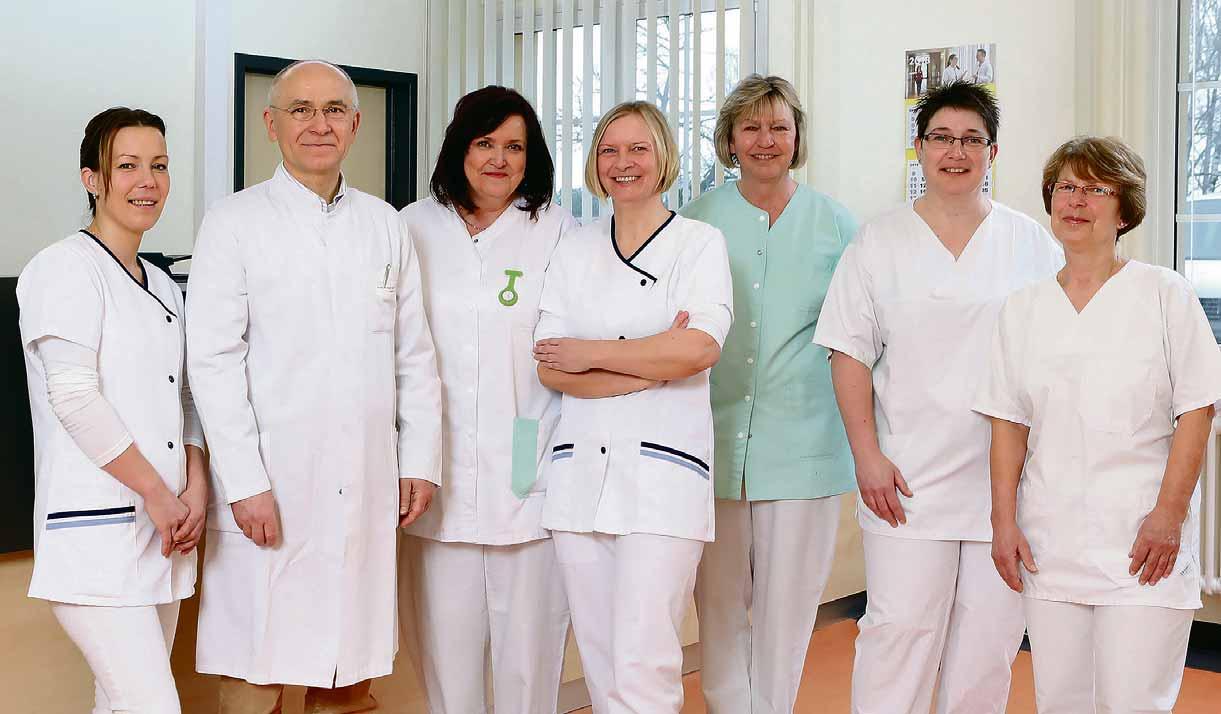 Prof. Dr. med. Paul Janowitz und sein Team im Burger Ambulanzzentrum Prof. Dr. med. Paul Janowitz und sein Team im Burger Ambulanzzentrum
