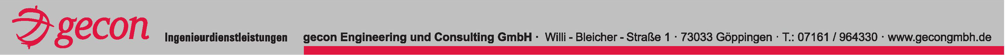 gecon Engineering und Consulting GmbH gecon Engineering und Consulting GmbH