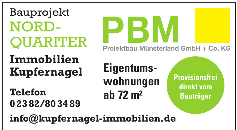 Projektbau Münsterland GmbH + Co. KG Projektbau Münsterland GmbH + Co. KG