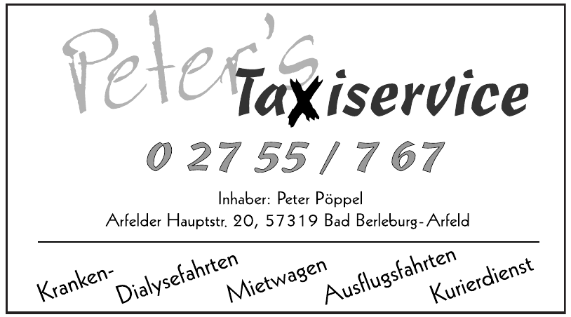 Peter´s Taxiservice Peter´s Taxiservice