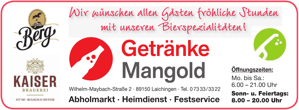 Getränke Mangold Getränke Mangold