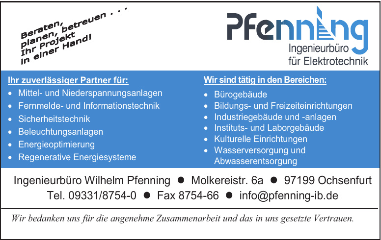 Ingenieurbüro Wilhelm Pfenning Ingenieurbüro Wilhelm Pfenning