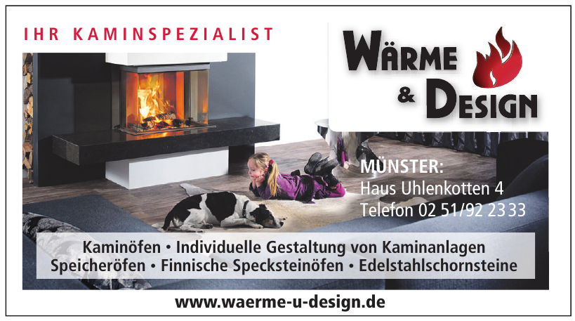 Wärme & Design Kamin- und Kachelofenbau GmbH Wärme & Design Kamin- und Kachelofenbau GmbH