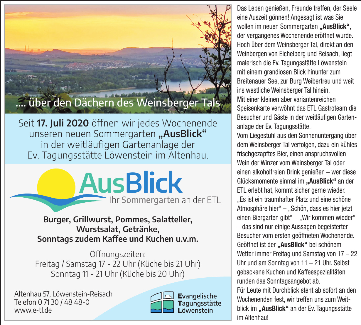 Evangelische Tagungsstätte Löwenstein Evangelische Tagungsstätte Löwenstein