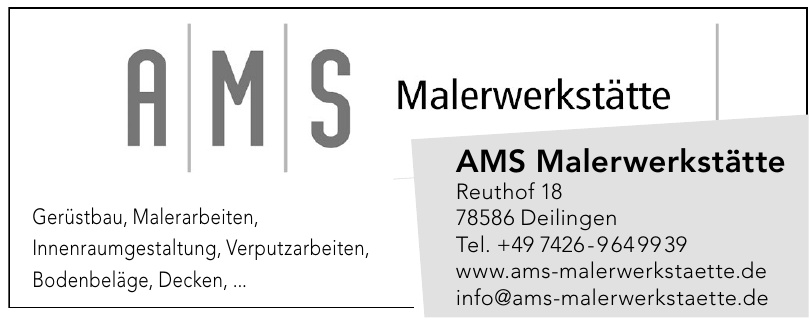 AMS Malerwerkstätte AMS Malerwerkstätte