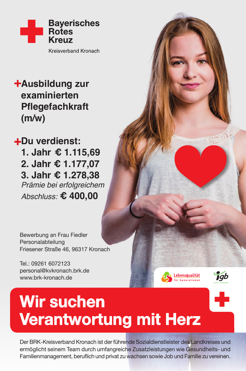 Bayerisches Rotes Kreuz - BRK Kreisverband Kronach Bayerisches Rotes Kreuz - BRK Kreisverband Kronach
