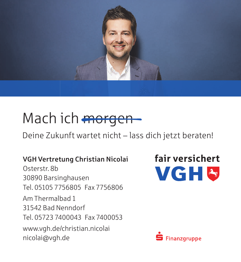 VGH Vertretung Christian Nicolai VGH Vertretung Christian Nicolai
