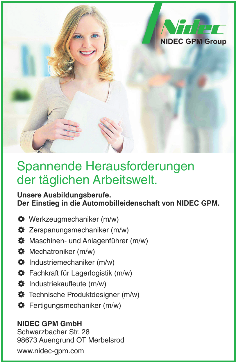 NIDEC GPM GmbH NIDEC GPM GmbH