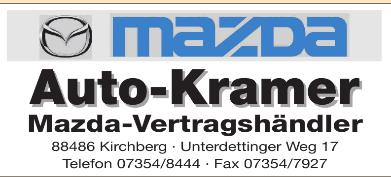 Auto-Kramer Mazda-Vertragshändler Auto-Kramer Mazda-Vertragshändler