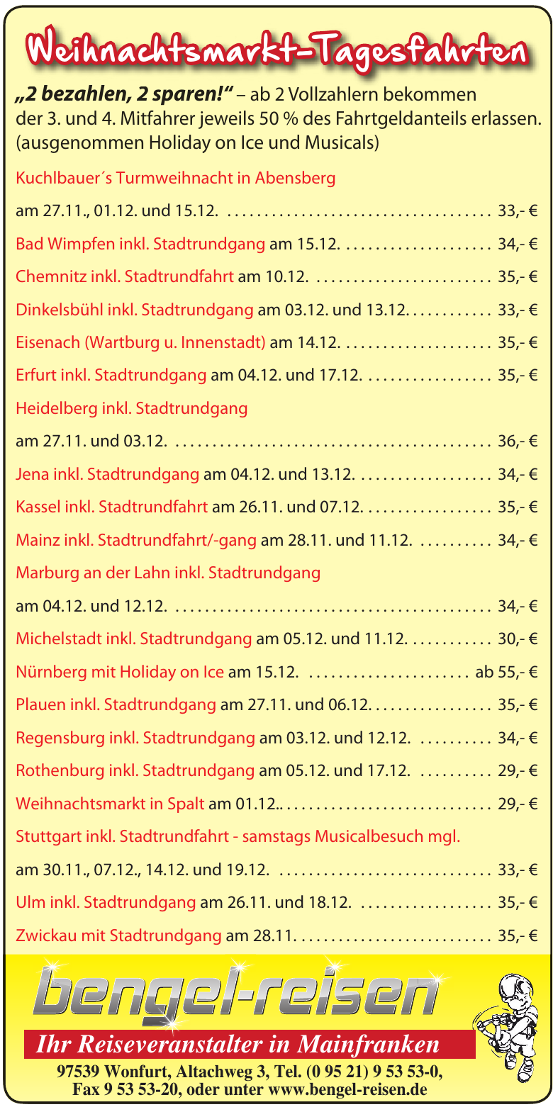 Bengel-Reisen Bengel-Reisen