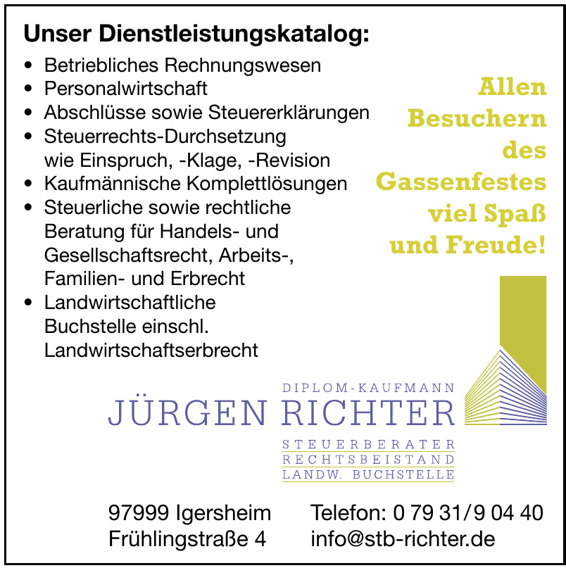 Diplom-Kaufmann Jürgen Richter