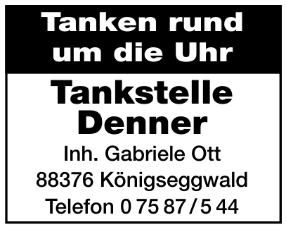 Tankstelle Denner Tankstelle Denner