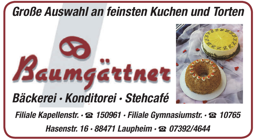 Baumgärtner - Bäckerei Baumgärtner - Bäckerei
