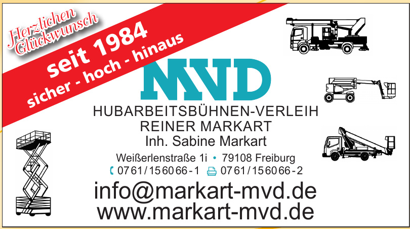 MVD Hubarbeitsbühnen-Verleih Reiner Markart