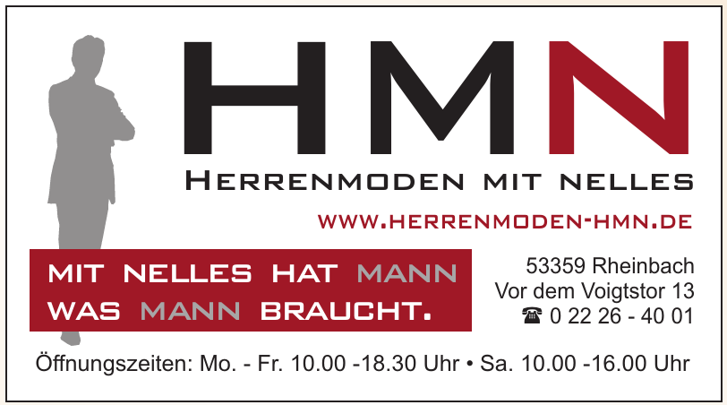 HMN Herrenmoden HMN Herrenmoden