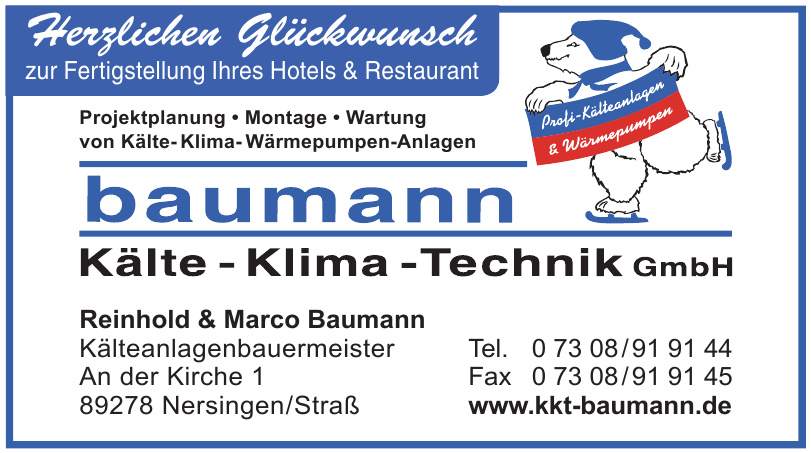 Baumann Kälte-Klima-Technik GmbH Baumann Kälte-Klima-Technik GmbH