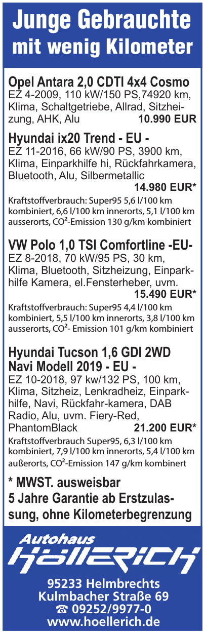 Autohaus Höllerich GmbH & Co. KG Autohaus Höllerich GmbH & Co. KG