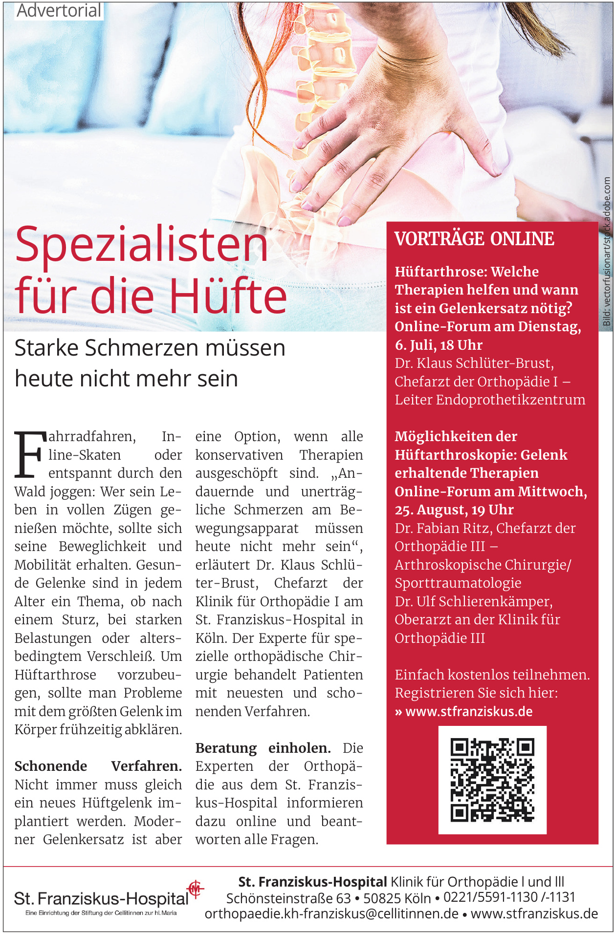 St. Franziskus-Hospital - Klinik für Orthopädie l und lll St. Franziskus-Hospital - Klinik für Orthopädie l und lll