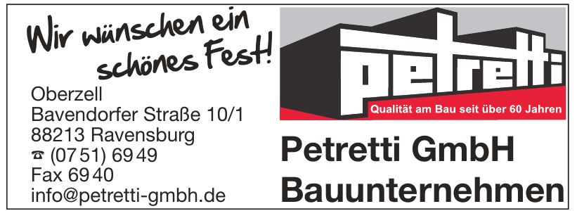Petretti GmbH Bauunternehmen Petretti GmbH Bauunternehmen