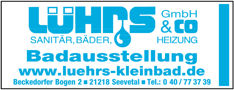Lührs GmbH & Co. Sanitär Bäder Heizung 