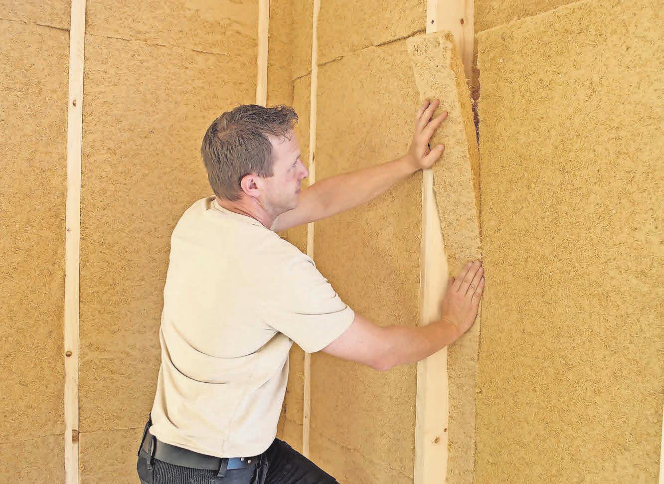 Dämmstoffe aus nachwachsenden Rohstoffen wie die Holzfaser sind besonders ökologisch. Foto: vdnr Dämmstoffe aus nachwachsenden Rohstoffen wie die Holzfaser sind besonders ökologisch. Foto: vdnr