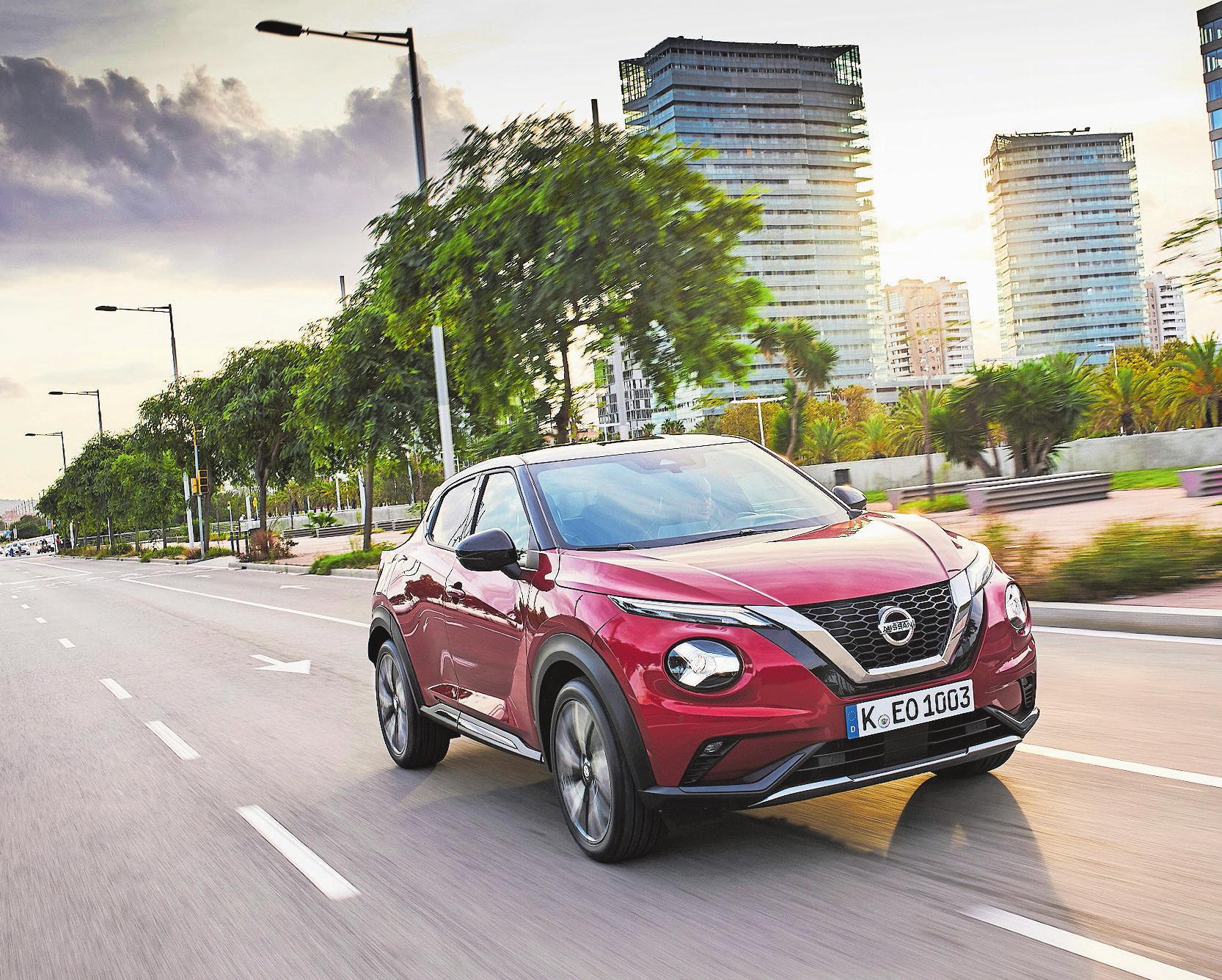 Beim Nissan Juke führen neueste Technologien zu mehr Sicherheit auf der Strasse. Bild: PD