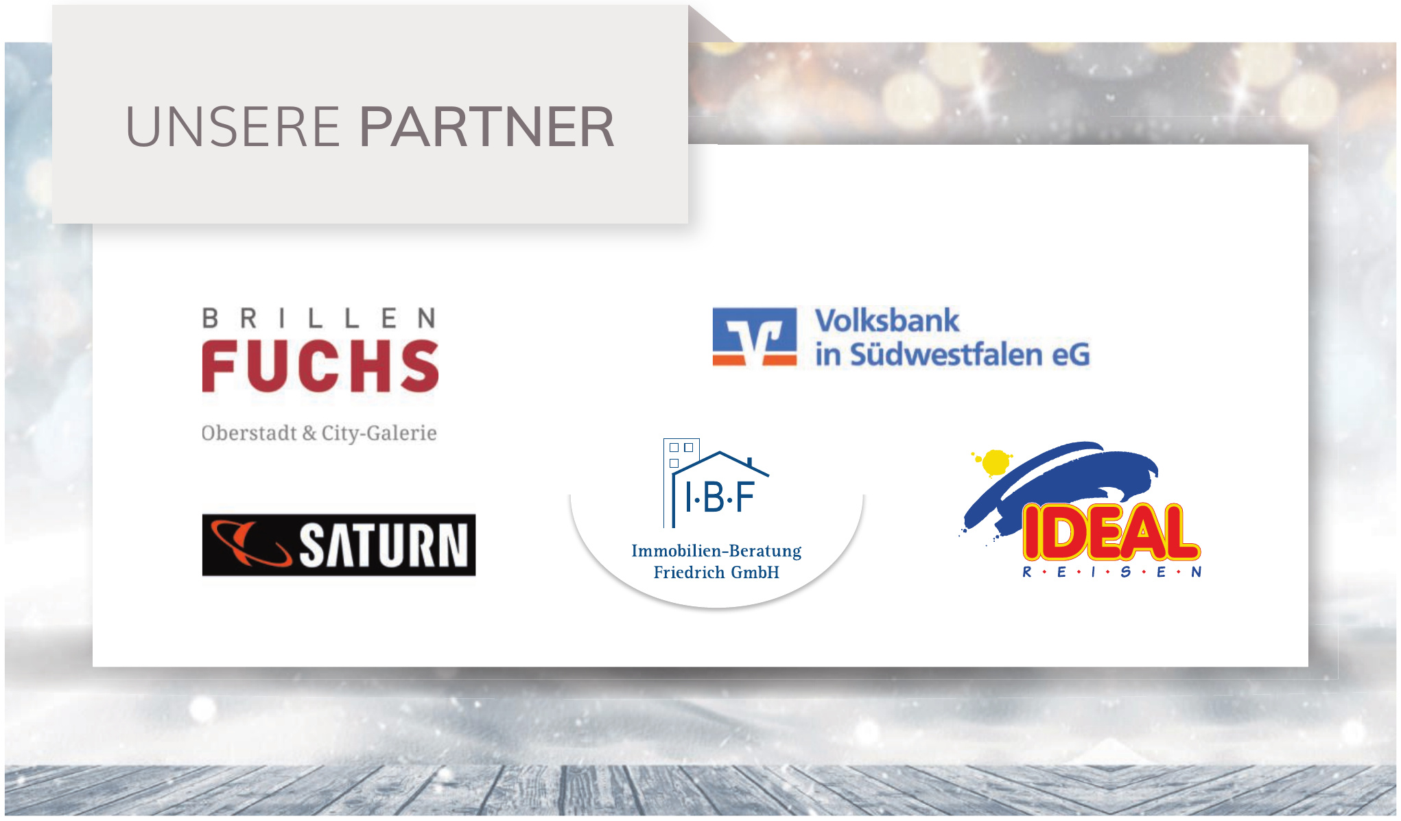 Unsere Partner Unsere Partner