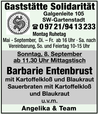 Gaststätte Solidarität Gaststätte Solidarität