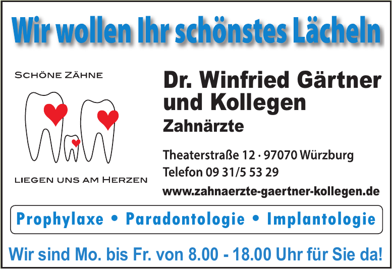 Dr. Winfried Gärtner und Kollegen Zahnärzte Dr. Winfried Gärtner und Kollegen Zahnärzte