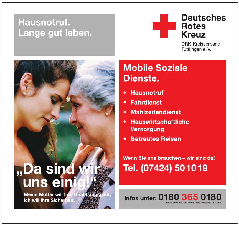 DRK-Kreisverband Tuttlingen e. V. DRK-Kreisverband Tuttlingen e. V.
