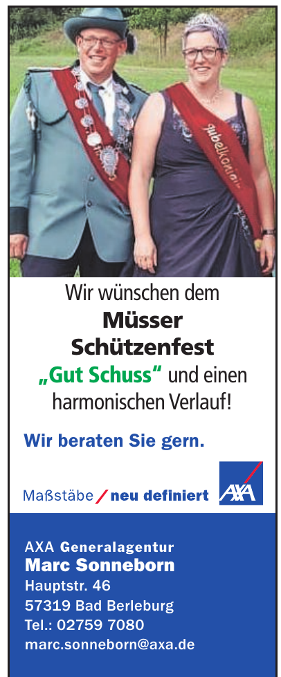 AXA Hauptvertretung Marc Sonneborn AXA Hauptvertretung Marc Sonneborn