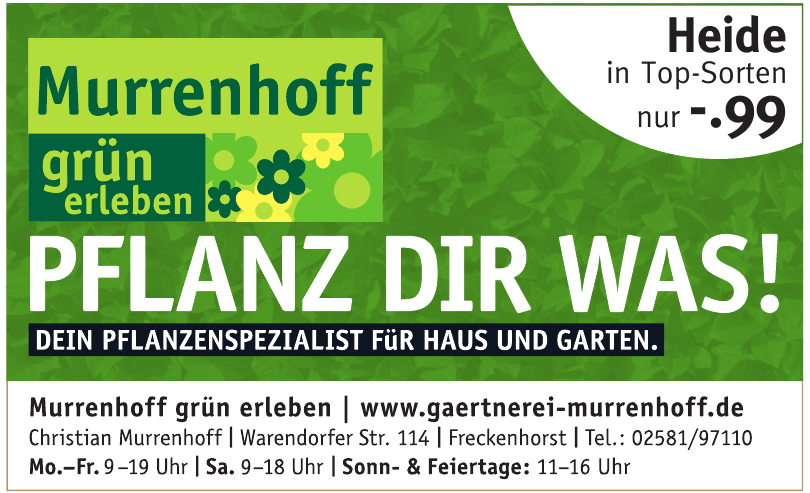 Murrenhoff grün erleben Murrenhoff grün erleben