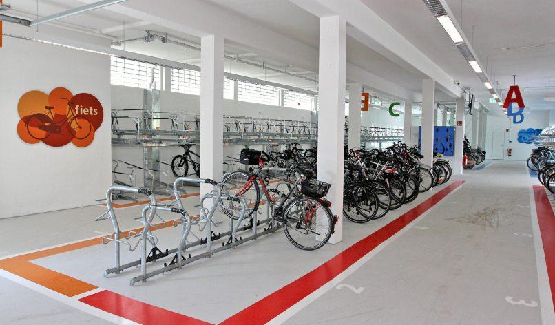 Knapp 300 Räder finden im neuen Radexpress Platz.